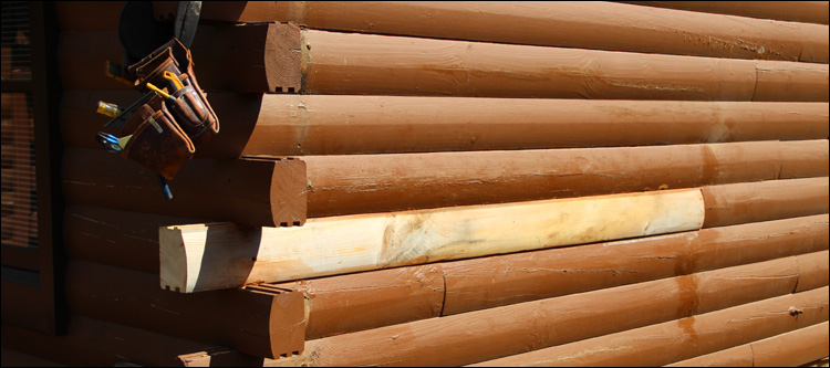 Log Home Damage Repair  Buckingham County, Virginia