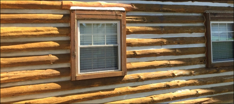 Log Home Whole Log Replacement  Buckingham, Virginia